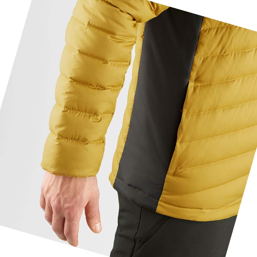 Chaquetas Salomon ESSENTIAL XWARM DOWN INSULATED Hombre Amarillos | MX 3308SGL